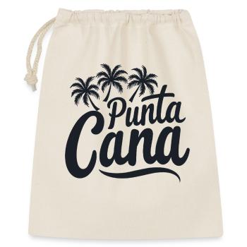 Vacances caribéennes à Punta Cana avec palmiers - Sac cadeau 40 x 50 cm - nature - Devant