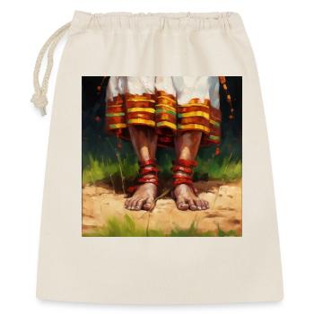 Racines de la Terre - Sac cadeau 40 x 50 cm - nature - Devant