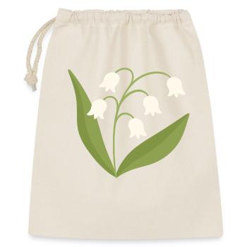 Floraison du muguet - Sac cadeau 40 x 50 cm - nature - Devant