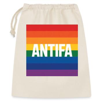 Antifa - Antifascist Merch - Gift Bag 40 x 50 cm - nature - Front