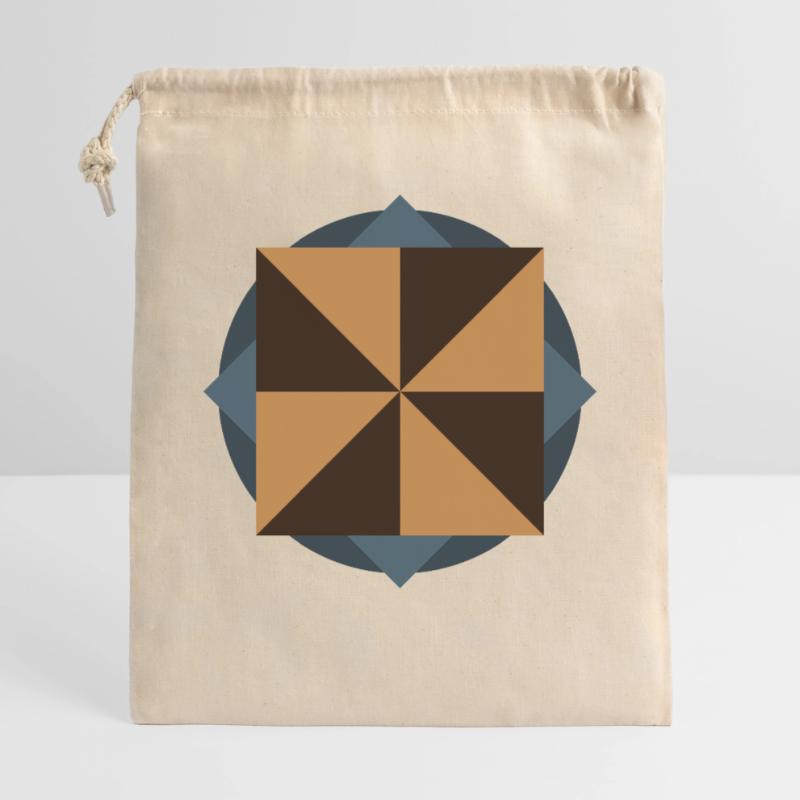 PYRAMID CORE GEOMETRY | Basic Shapes Artwork Gift Bag 40 x 50 cm