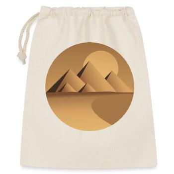 Cercle des pyramides solaires du désert - Sac cadeau 40 x 50 cm - nature - Devant