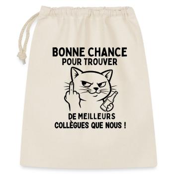 Bonne Chance Pour Trouver Les Meilleurs - Sac cadeau 40 x 50 cm - nature - Devant