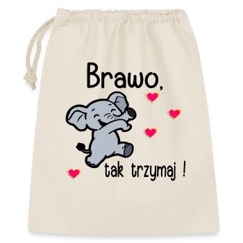 Bravo, keep it up - Gift Bag 40 x 50 cm - nature - Front