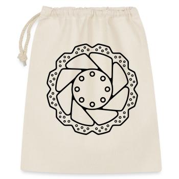 Brake Disc Bicycle MTB Part - Gift Bag 40 x 50 cm - nature - Front
