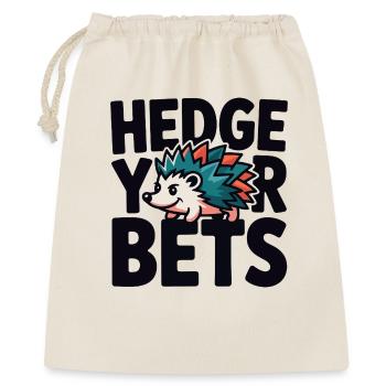 Hedge Your Bets Hedgehog - Gift Bag 40 x 50 cm - nature - Front