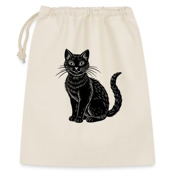 Black Cat - Gift Bag 40 x 50 cm - nature - Front