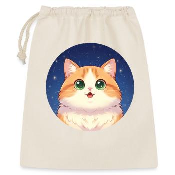 Starry Night Kitten - Gift Bag 40 x 50 cm - nature - Front