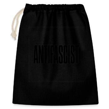 Antifascist - Antifa Tee - Gift Bag 40 x 50 cm - black - Front