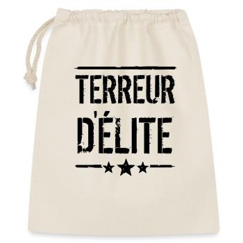 TERREUR D'ÉLITE !  - Sac cadeau 40 x 50 cm - nature - Devant