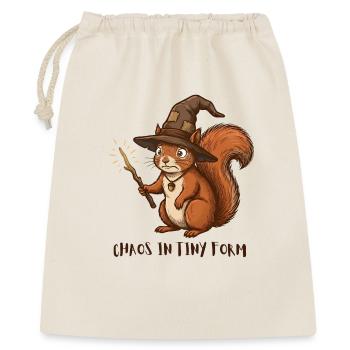 Chaos in Tiny Form – Feralcore Squirrel - Gift Bag 40 x 50 cm - nature - Front