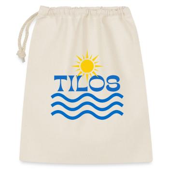Tilos Sun Waves Logo - Sac cadeau 40 x 50 cm - nature - Devant