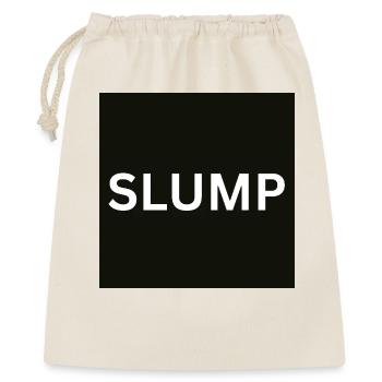 Slump Bold Text on Black - Gift Bag 40 x 50 cm - nature - Front