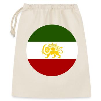 Freies Iran - Geschenkbeutel aus Baumwolle (40 x 50 cm) - Natur - Vorne
