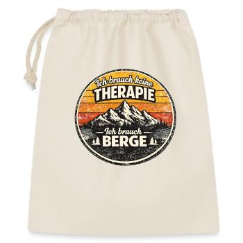 Montagnes au lieu de patch thérapeutique - Sac cadeau 40 x 50 cm - nature - Devant