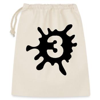 3 blobs - Gift Bag 40 x 50 cm - nature - Front