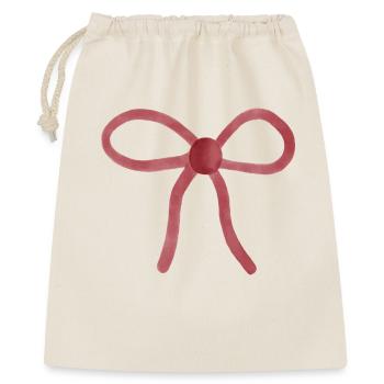 Watercolor Ribbon Bow - Gift Bag 40 x 50 cm - nature - Front