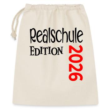 Certificat de fin d’études secondaires 2026 Fin d’études secondaires - Sac cadeau 40 x 50 cm - nature - Devant