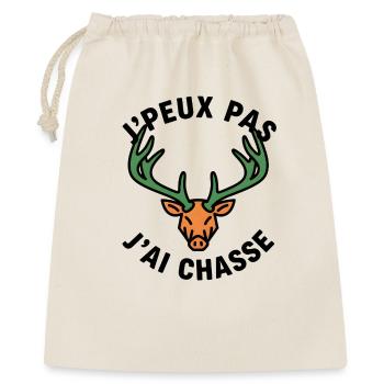 Green and orange neon deer head - Gift Bag 40 x 50 cm - nature - Front