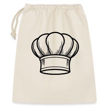 Chapeau de chef - Sac cadeau 40 x 50 cm - nature - Devant