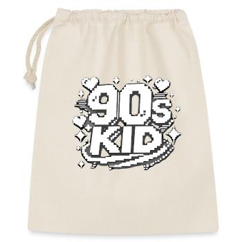 Kid Pixel Design des années 90 - Sac cadeau 40 x 50 cm - nature - Devant