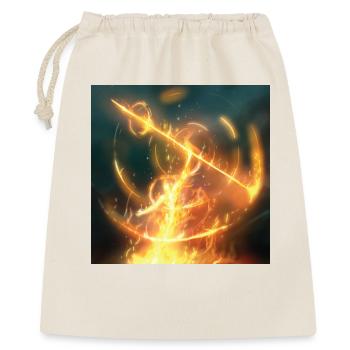 Fire Spear - Geschenkbeutel aus Baumwolle (40 x 50 cm) - Natur - Vorne