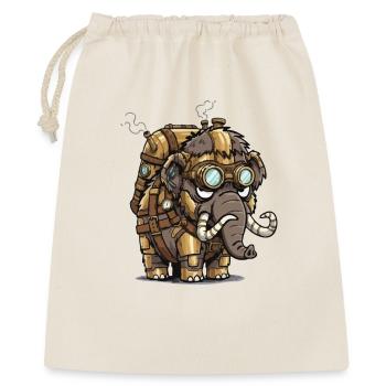 Mammouth Steampunk Blindé Chaudière à Vapeur - Sac cadeau 40 x 50 cm - nature - Devant