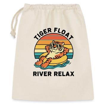 Tigre Bouée Rétro Tiger Float River Relax - Sac cadeau 40 x 50 cm - nature - Devant