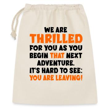 Farewell Colleague Job - Gift Bag 40 x 50 cm - nature - Front