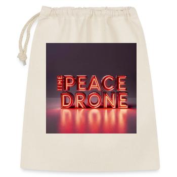 Panneau néon du drone de la paix - Sac cadeau 40 x 50 cm - nature - Devant