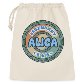 Cadeau pour Alica - Sac cadeau 40 x 50 cm - nature - Devant