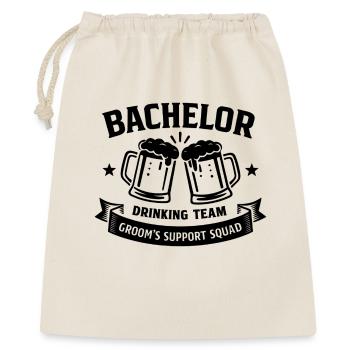 Équipe de Boissons Bachelor - Équipe de soutien aux mariés JGA - Sac cadeau 40 x 50 cm - nature - Devant