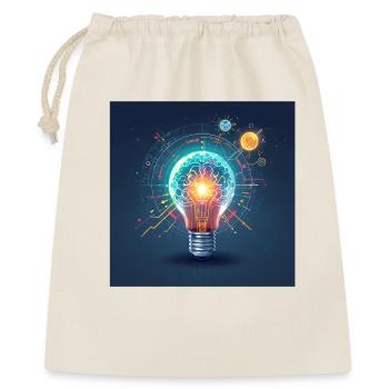 Neon Brain Lamp Innovation - Gift Bag 40 x 50 cm - nature - Front