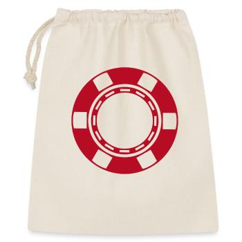 Casino coin - Gift Bag 40 x 50 cm - nature - Front