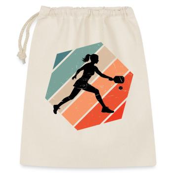 Pickleball players Motiv rund um Pickleball Athlet - Geschenkbeutel aus Baumwolle (40 x 50 cm) - Natur - Vorne