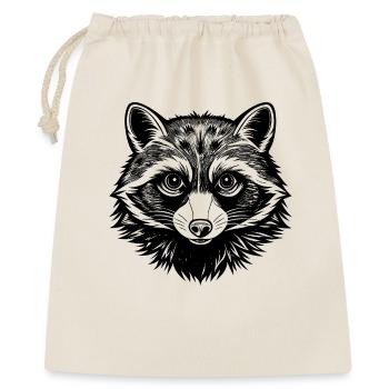 Racoon - Gift Bag 40 x 50 cm - nature - Front