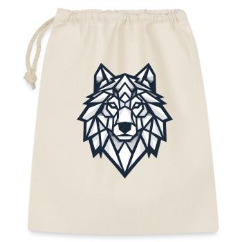 Geometric Wolf - Gift Bag 40 x 50 cm - nature - Front