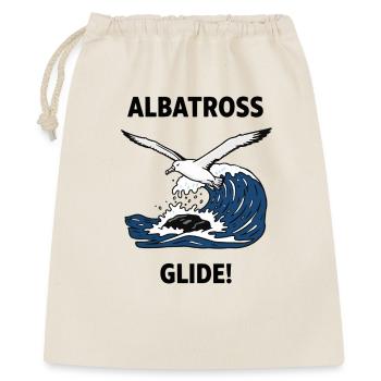 Albatros, Heuler, Seegleit-Albatros - Geschenkbeutel aus Baumwolle (40 x 50 cm) - Natur - Vorne