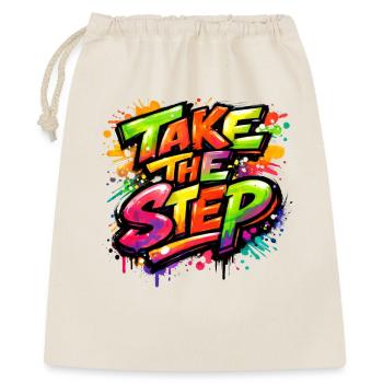 Take_the_Step - Gift Bag 40 x 50 cm - nature - Front