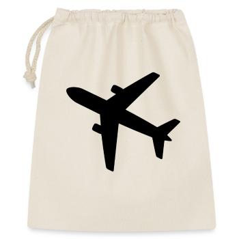 avion - Sac cadeau 40 x 50 cm - nature - Devant