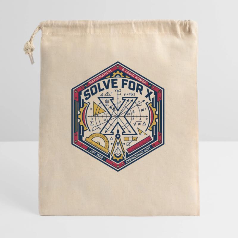 Solve for X: Mathematical Engineering Gift Bag 40 x 50 cm