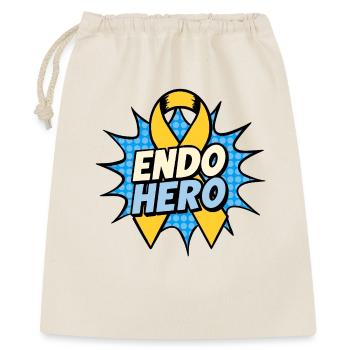 Ruban jaune de la bande dessinée Endo-héros - Sac cadeau 40 x 50 cm - nature - Devant