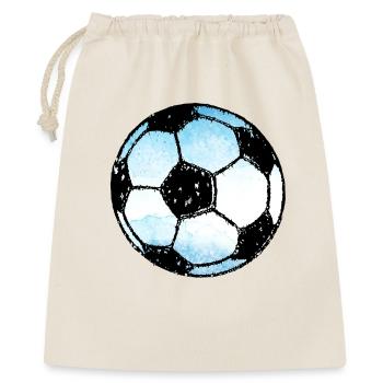 Football Argentine bleu-blanc - Design pour les supporters - Sac cadeau 40 x 50 cm - nature - Devant