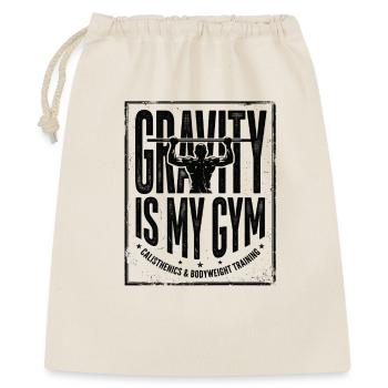 Calisthénie Entraînement au poids du corps Fitness Force - Sac cadeau 40 x 50 cm - nature - Devant