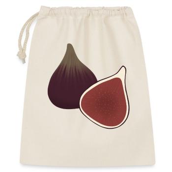 Fig Slice Botanical Print - Gift Bag 40 x 50 cm - nature - Front
