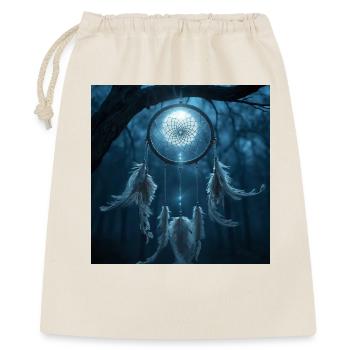 Traumfänger-Nacht-Talisman – Dunkle Fantasie - Geschenkbeutel aus Baumwolle (40 x 50 cm) - Natur - Vorne