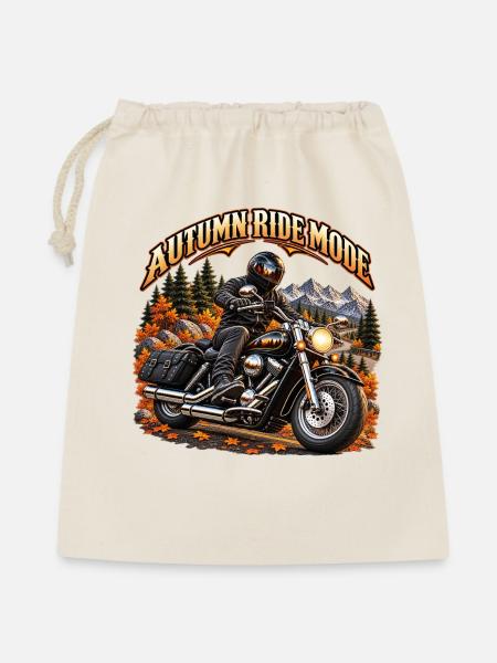 Autumn Ride Mode - Geschenkbeutel aus Baumwolle (40 x 50 cm) - Natur