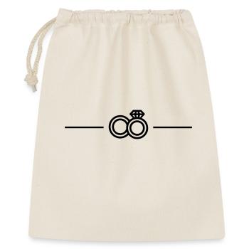 Wedding rings - Gift Bag 40 x 50 cm - nature - Front