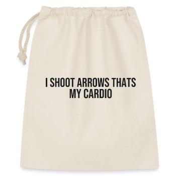 Archery Lover | Funny Archer Gift - Gift Bag 40 x 50 cm - nature - Front
