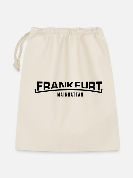 Frankfurt Mainhattan - Geschenkbeutel aus Baumwolle (40 x 50 cm) - Natur